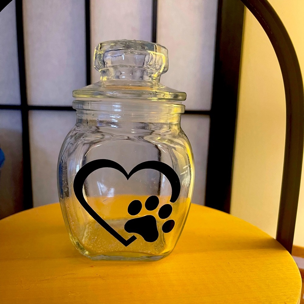 Doggie treat jar